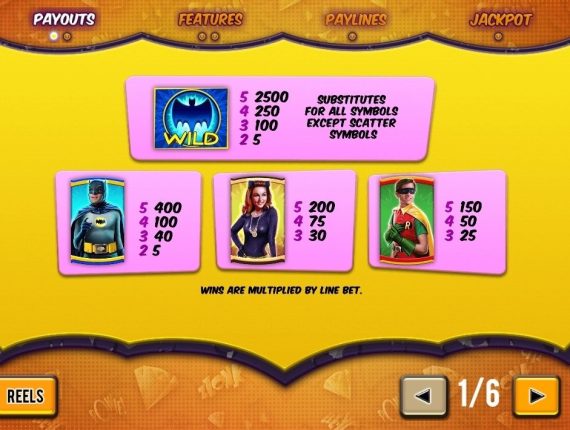 machine à sous Batman and Catwoman Cash écran 3