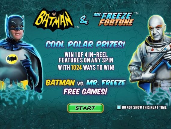 machine à sous Batman and Mr Freeze Fortune écran 1