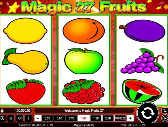 machine à sous Black Magic Fruits écran 1