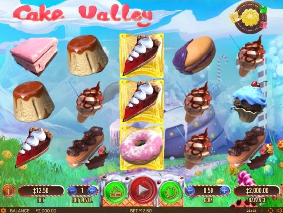 machine à sous Cake Valley écran 1