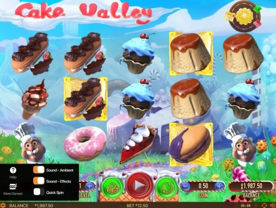 machine à sous Cake Valley écran 4