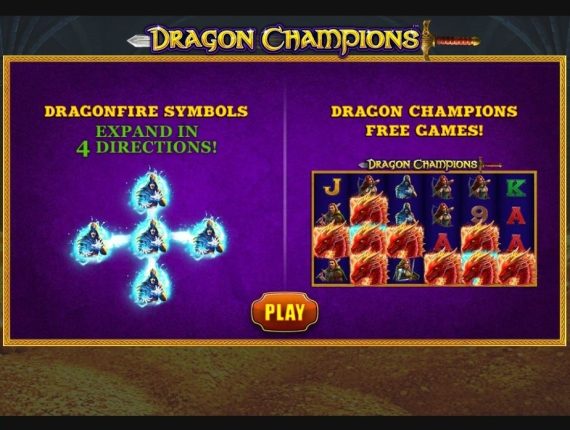 machine à sous Dragon Champions écran 1