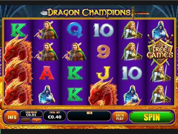 machine à sous Dragon Champions écran 2