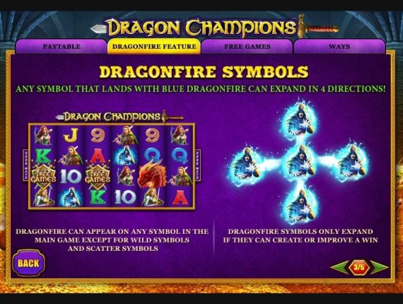 machine à sous Dragon Champions écran 4