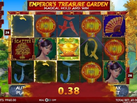 machine à sous Emperors Gold écran 2