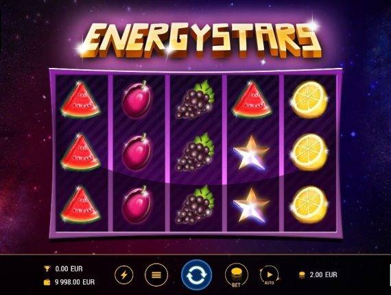 machine à sous Energy Stars écran 2