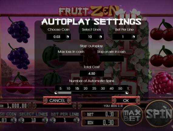 machine à sous Fruit Madness écran 3