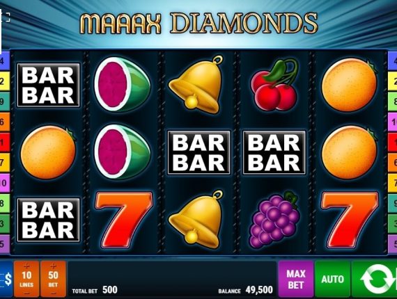 machine à sous Maaax Diamonds écran 2