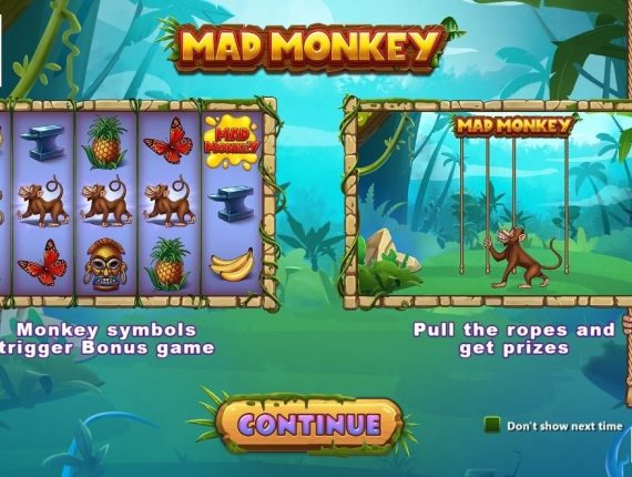machine à sous Monkey Money écran 1