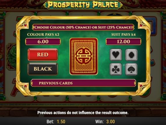 machine à sous Prosperity Palace écran 3