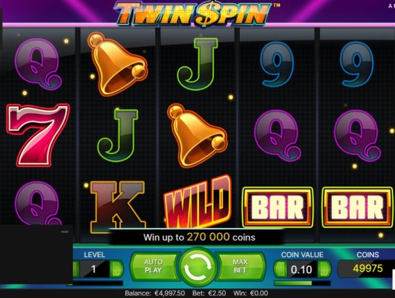 machine à sous Twin Spin Deluxe écran 4