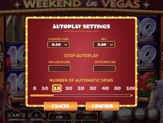 machine à sous Viva Las Vegas Classic écran 3