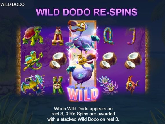 machine à sous Wild Dodo écran 3