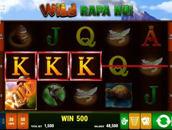 machine à sous Wild Rapa Nui écran 2