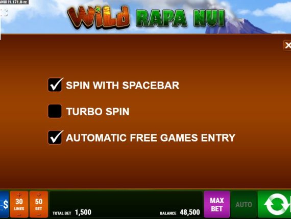 machine à sous Wild Rapa Nui écran 4