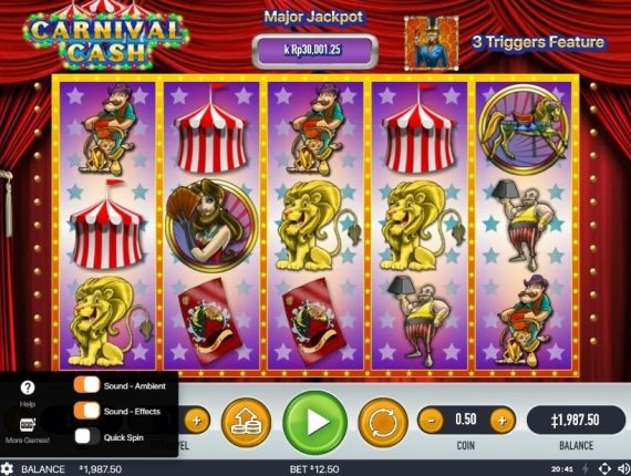 machine à sous Carnaval Cash écran 4