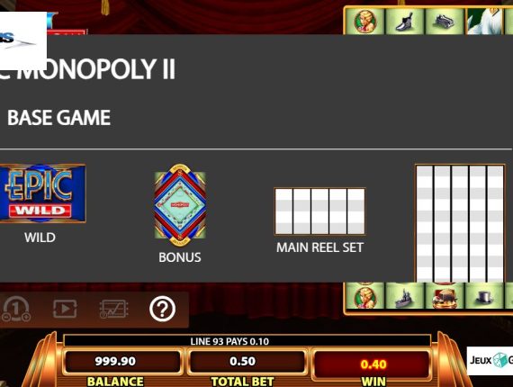 machine à sous Epic Monopoly écran 3