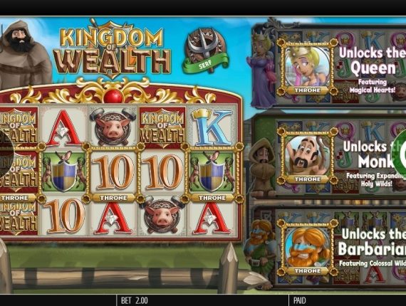 machine à sous Kingdom of Wealth écran 2