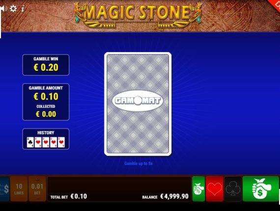 machine à sous Magic Stone écran 3