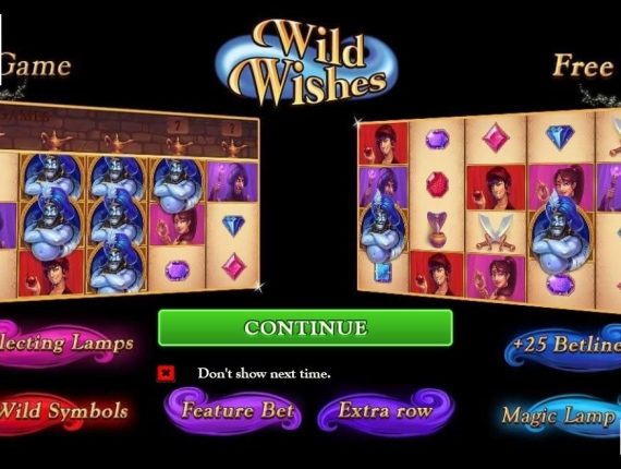 machine à sous Wild Wishes écran 1