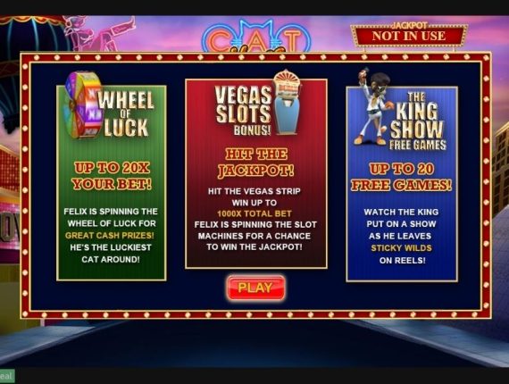 machine à sous Vegas Dreams écran 1