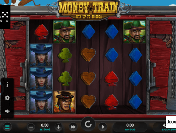 machine à sous Money Train écran 3